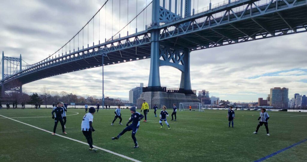 Soccer field at tournament venue